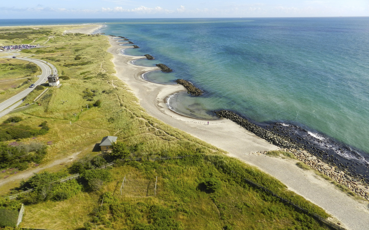 Luftansicht von Skagen, Daenemark