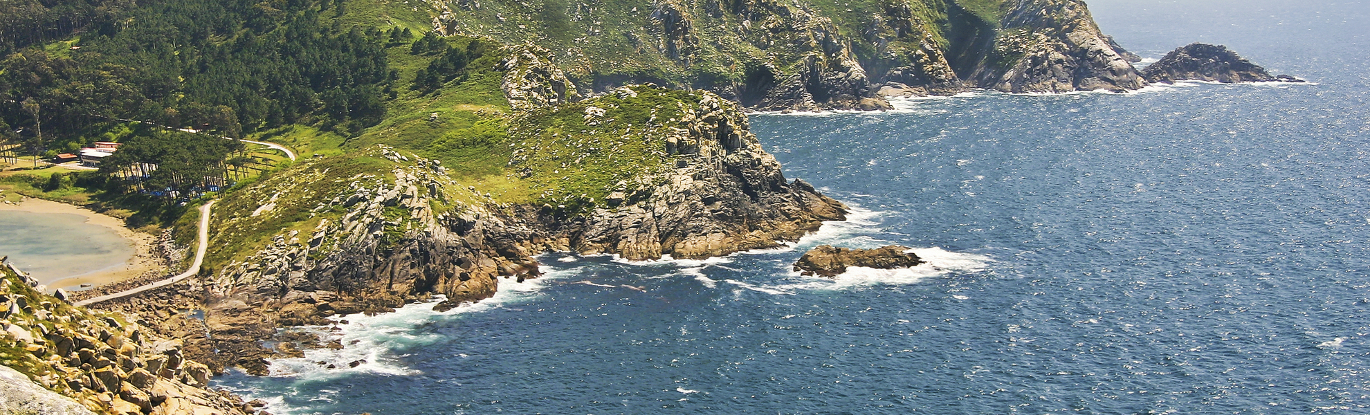 Küste von Vigo, Spanien