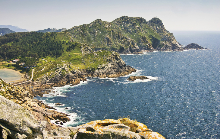 Küste von Vigo, Spanien