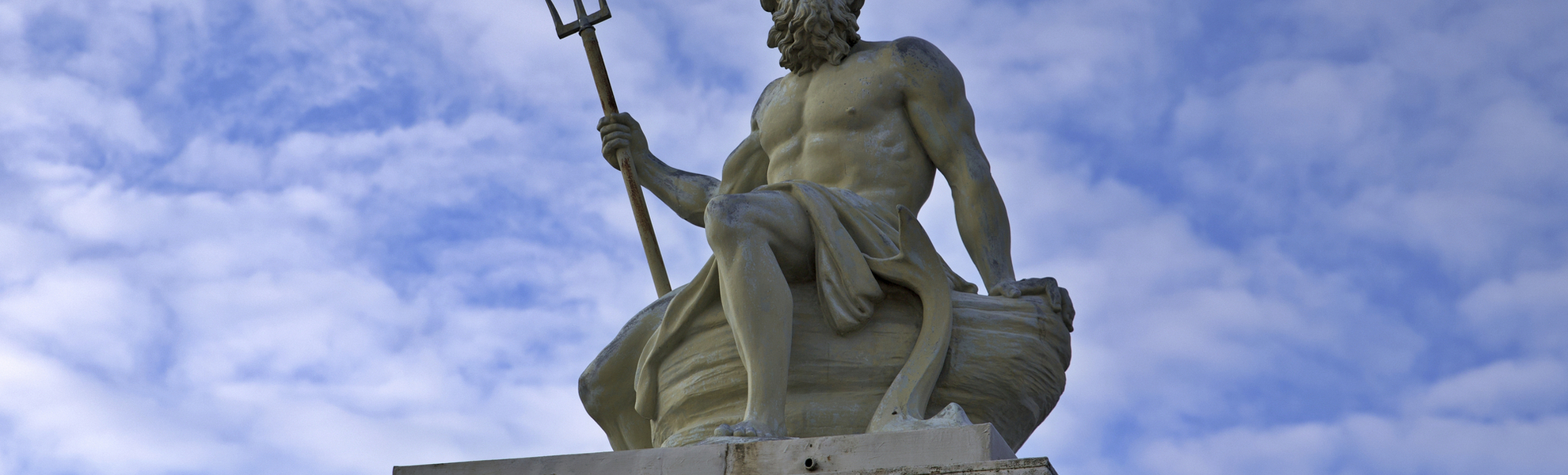 Poseidon Statue in Kopenhagen, Dänemark