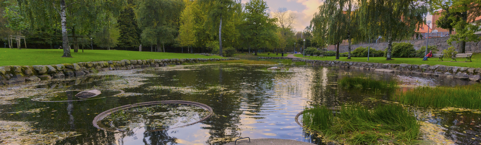 Park in Göteborg, Schweden