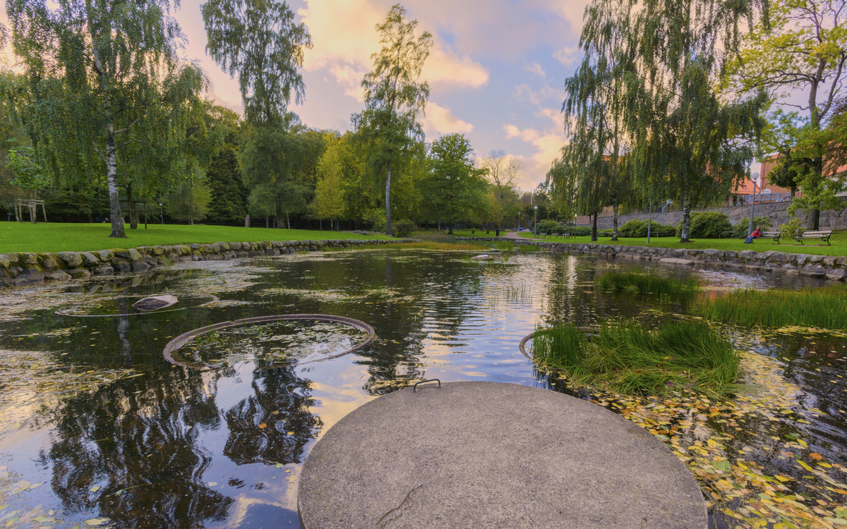 Park in Göteborg, Schweden