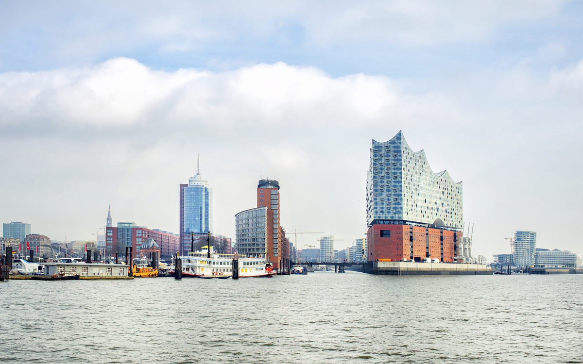 Konzerthaus Elbphilharmonie in Hamburg, Deutschland