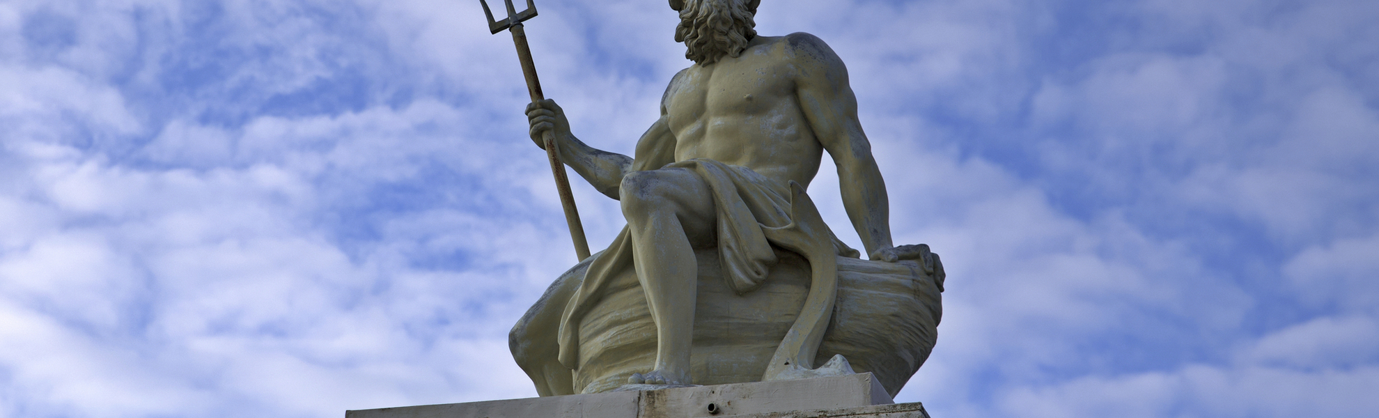 Poseidon Statue in Kopenhagen, Dänemark