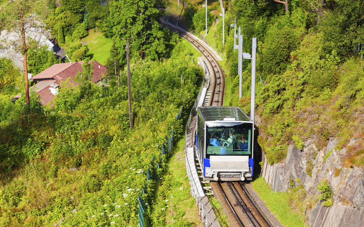 Bergen, Bahn zum Floien
