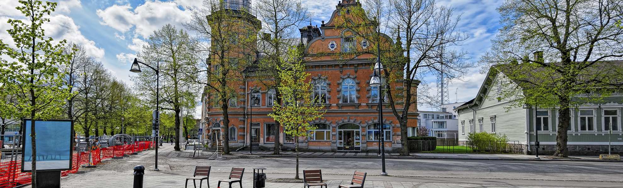 Zentrum von Rauma, Finnland