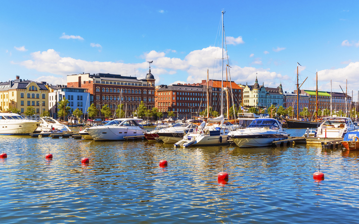 Hafen von Helsinki, Finnland