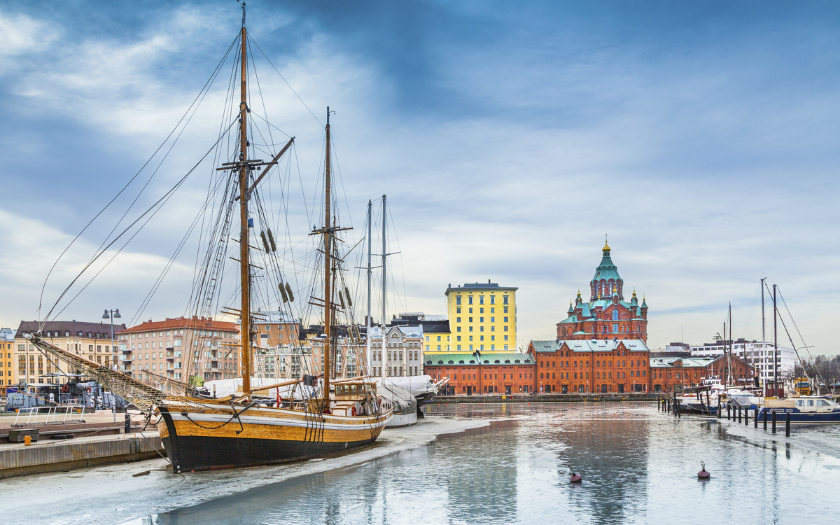 Hafen von Helsinki, Finnland