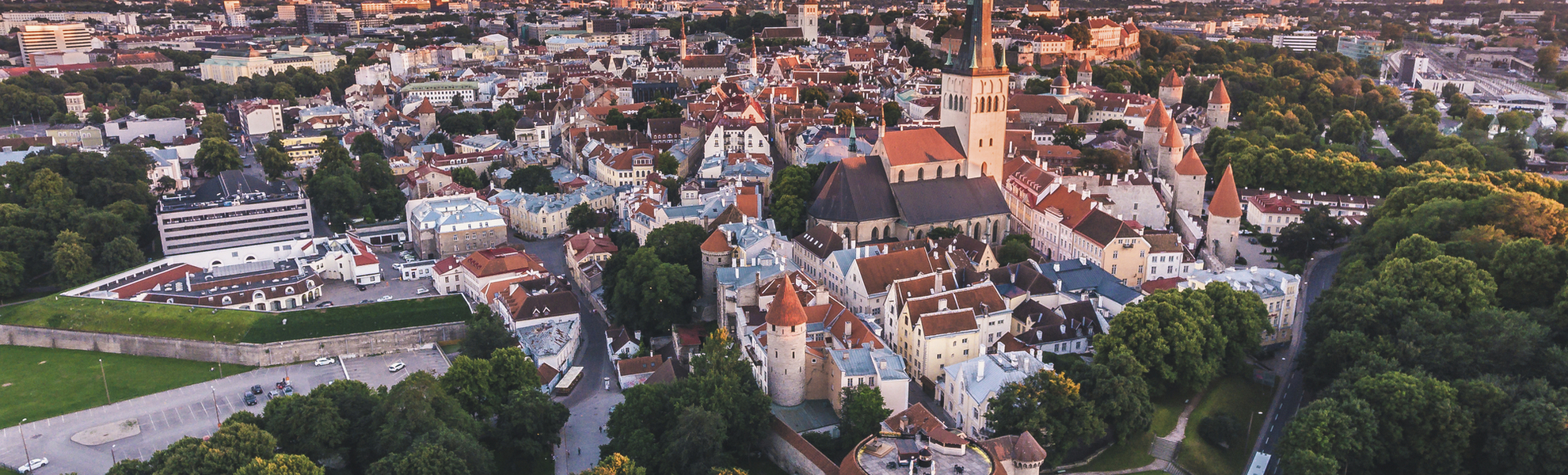 Luftaufnahme von Tallinn, Estland