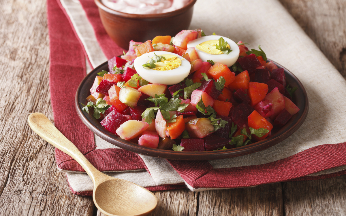 finnischer Heringssalat Rosolli