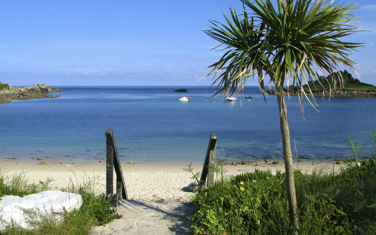 Bucht vor St. Mary's, Scilly Inseln, England