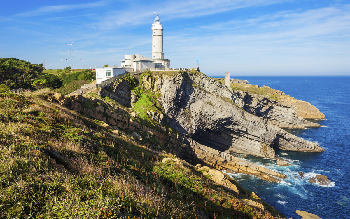 Cabo Mayor Leuchtturm, Spanien