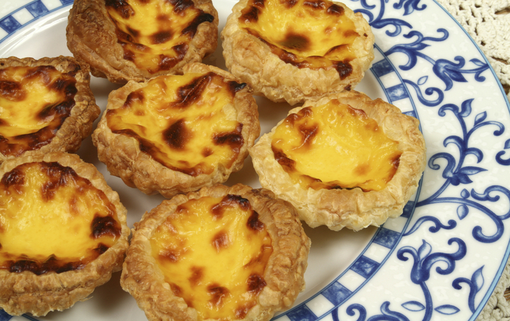 Pastel de Nata, traditionelles Gebäck aus Portugal