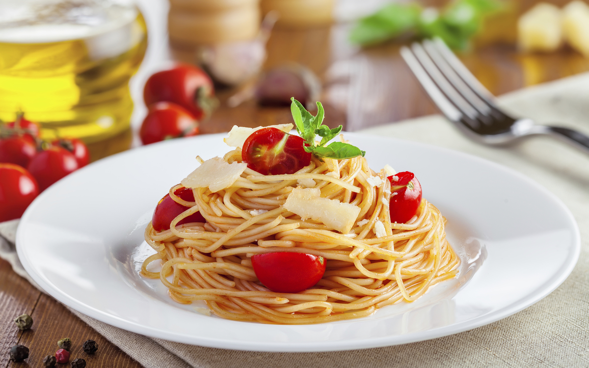 Spaghetti aus Italien