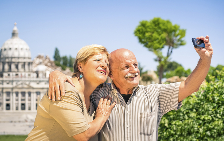 Touristen in Italien