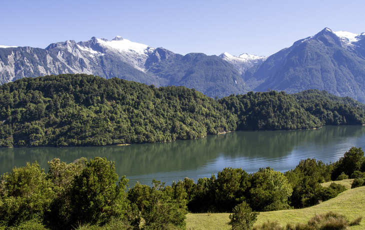 Ein Fjord in Chile