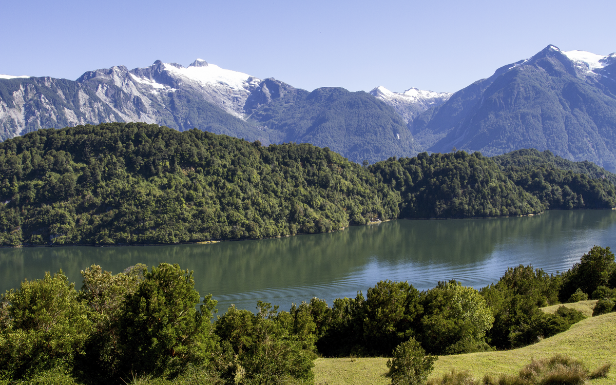 Ein Fjord in Chile