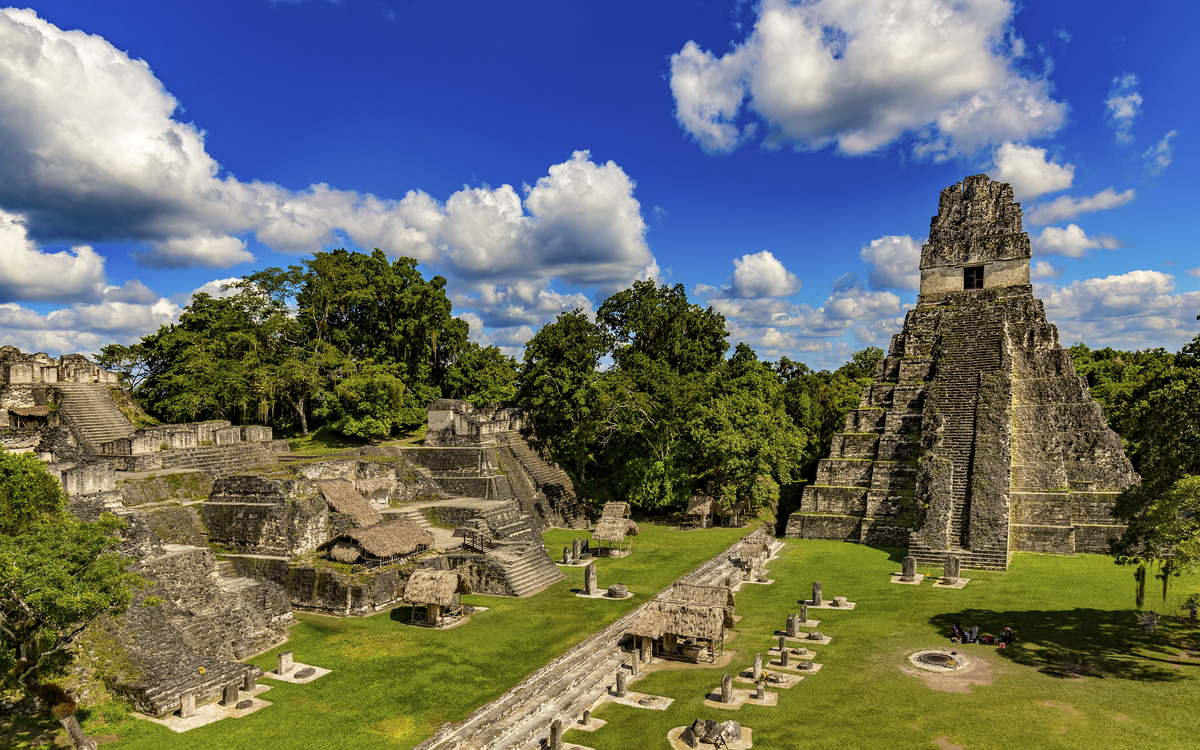 Tempel in Tikal, Guatemala