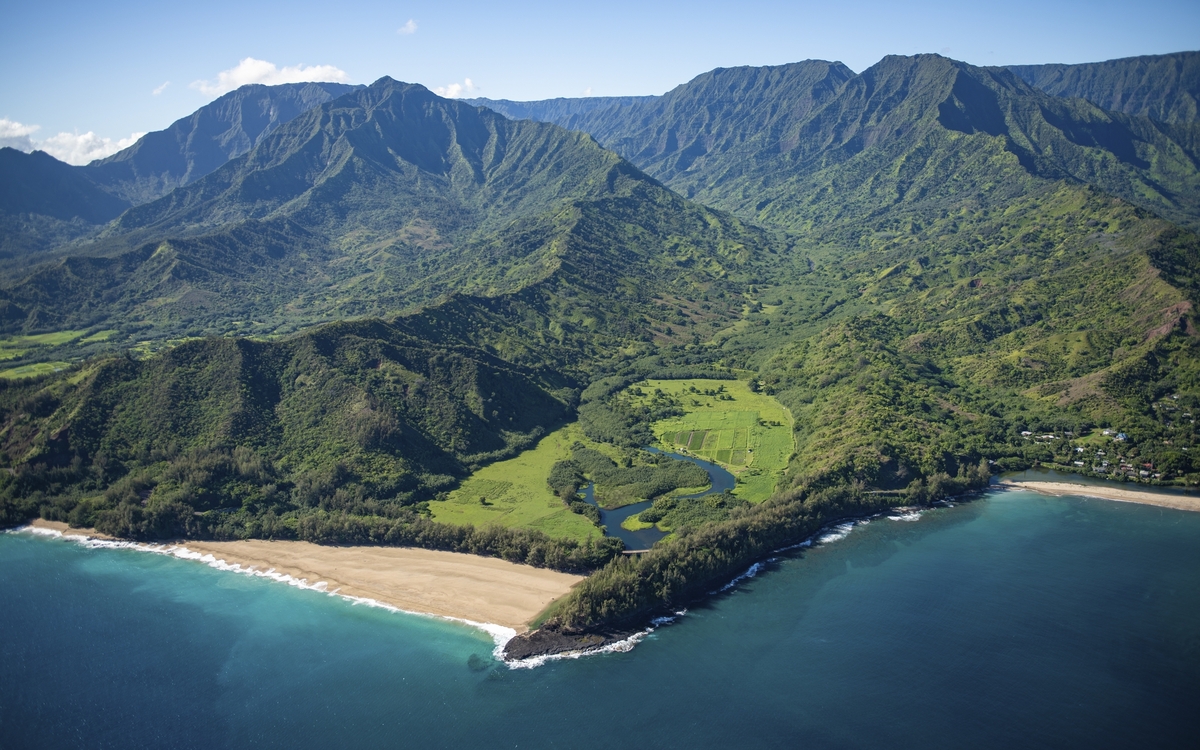 Hawaii, Kahului, Helikopterflug