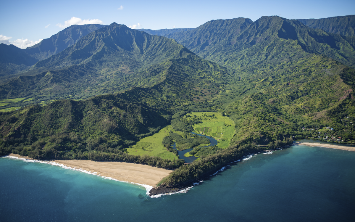 Hawaii, Kahului, Helikopterflug