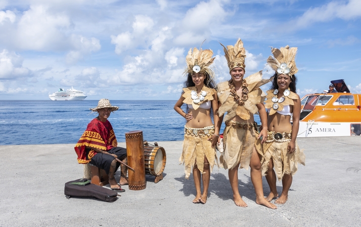 Empfang auf Rangiroa