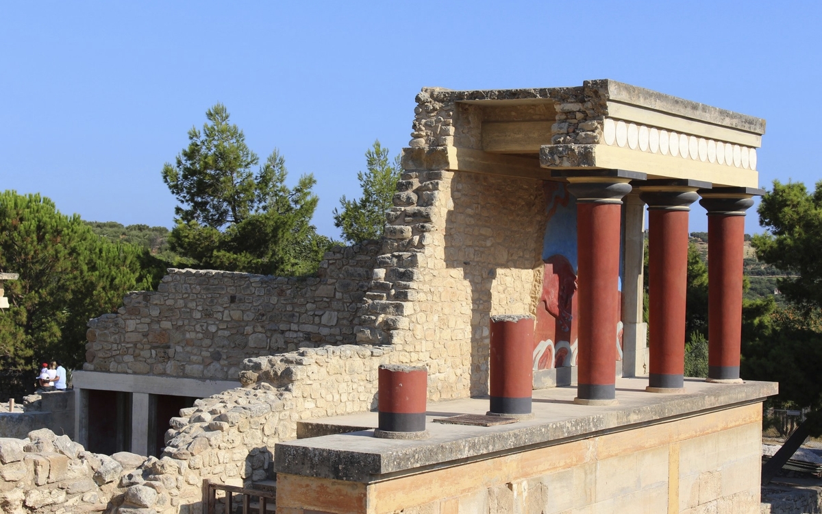 Ruinen von Knossos, Kreta, Griechenland