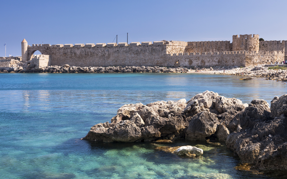 Kueste von Mandraki, Griechenland