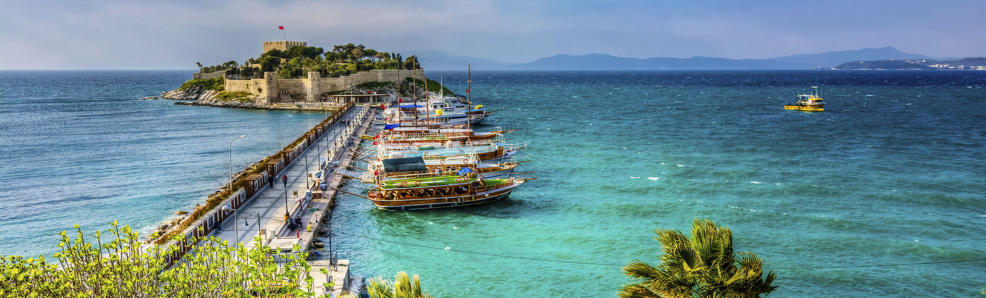 Pigeon Insel in Kusadasi, Spanien