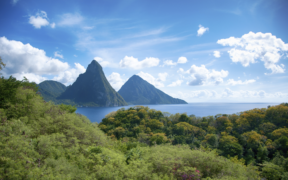 Schutzgebiet Pitons auf St. Lucia