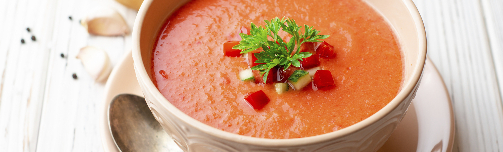 Gazpacho Tomatensuppe aus Spanien