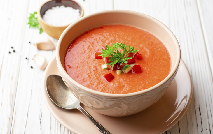 Gazpacho Tomatensuppe aus Spanien