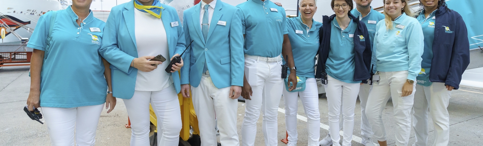 MS Amera, Einschiffung