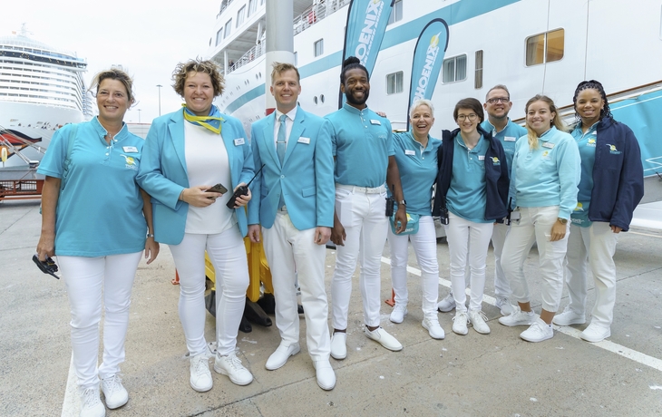 MS Amera, Einschiffung