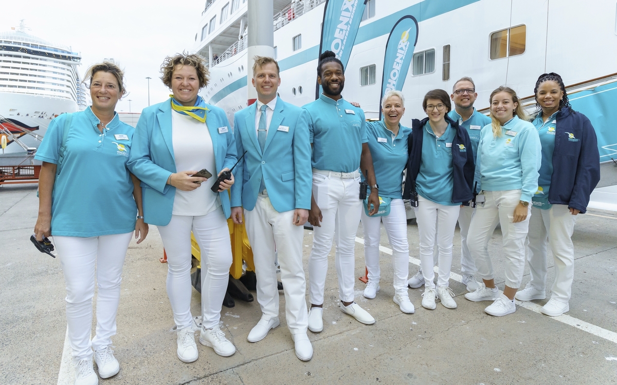 MS Amera, Einschiffung