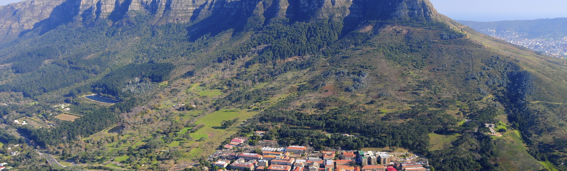 Blick auf den Tafelberg, Südafrika