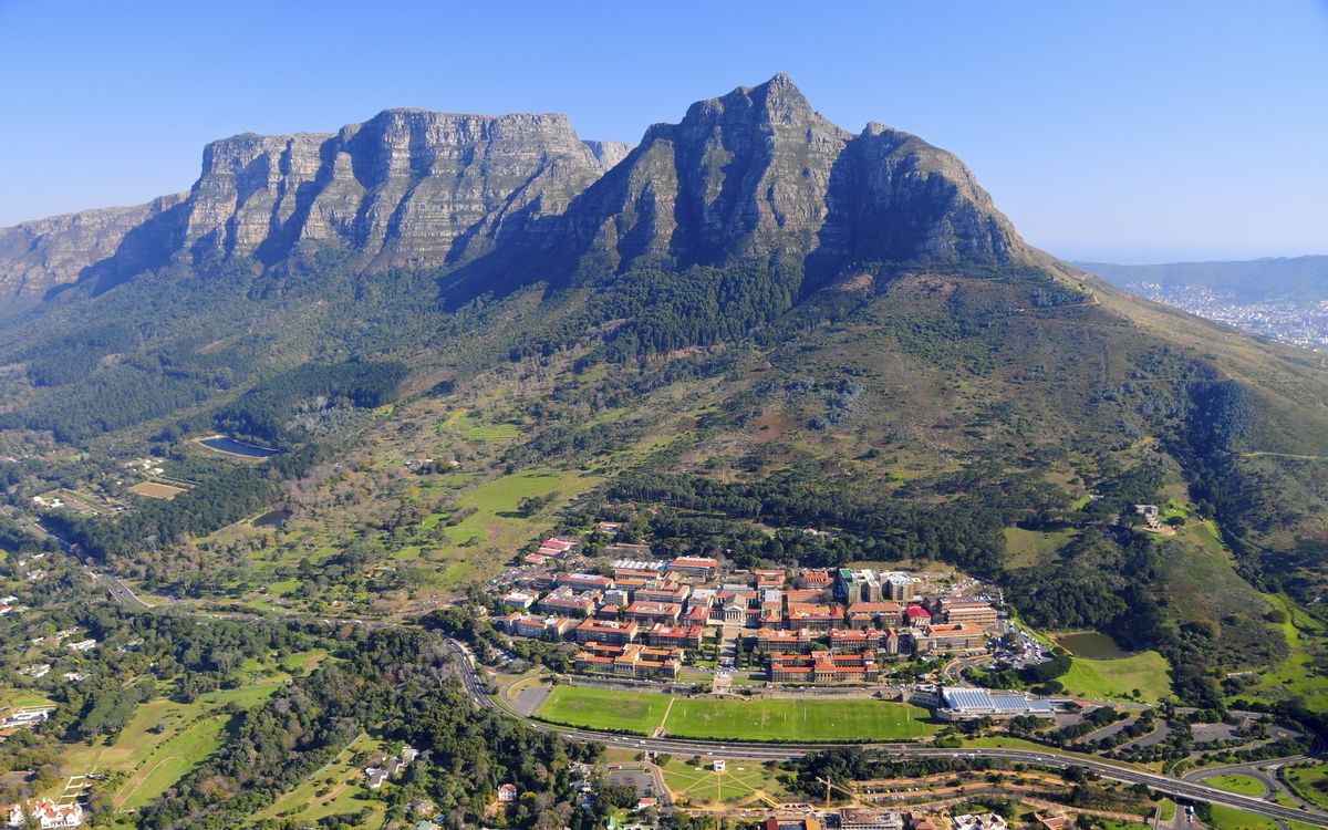 Blick auf den Tafelberg, Südafrika
