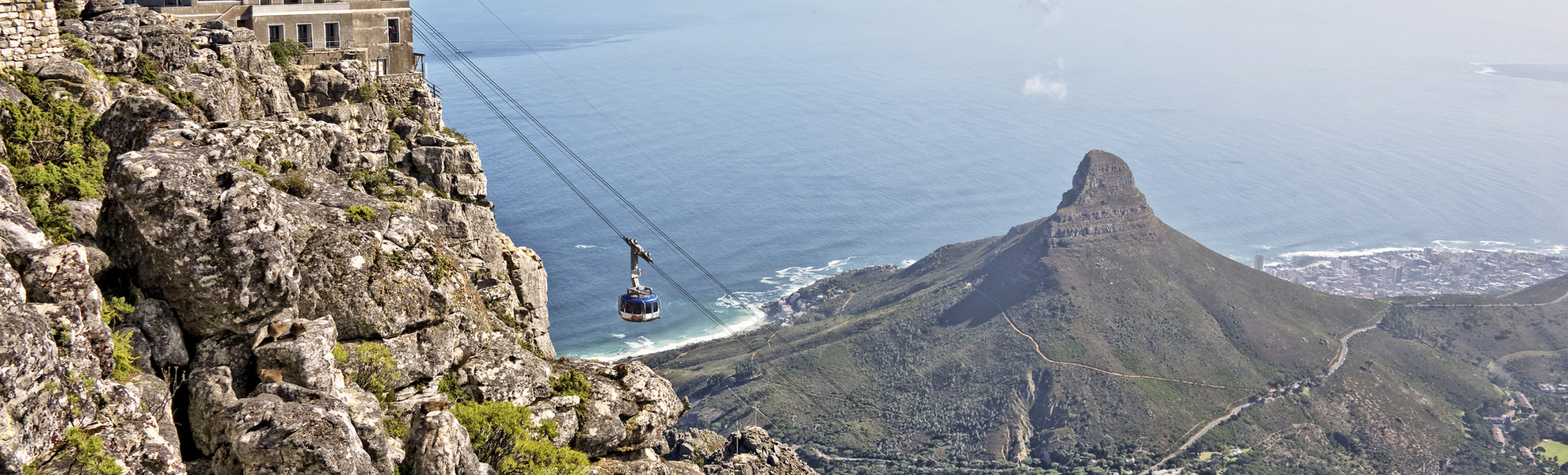 Seilbahn am Tafelberg in Kapstadt, Südafrika