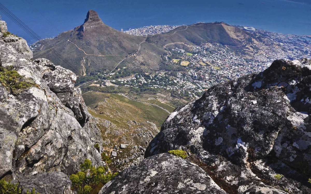 Tafelberg in Kapstadt, Südafrika