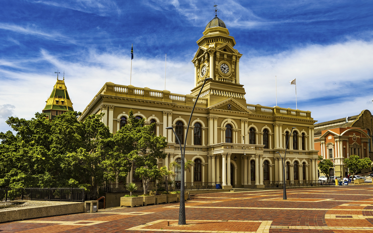 Rathaus in Port Elisabeth, Suedafrika