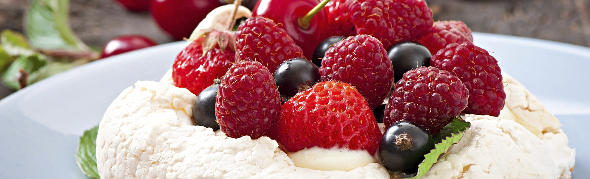 Pavlova Kuchen aus Australien