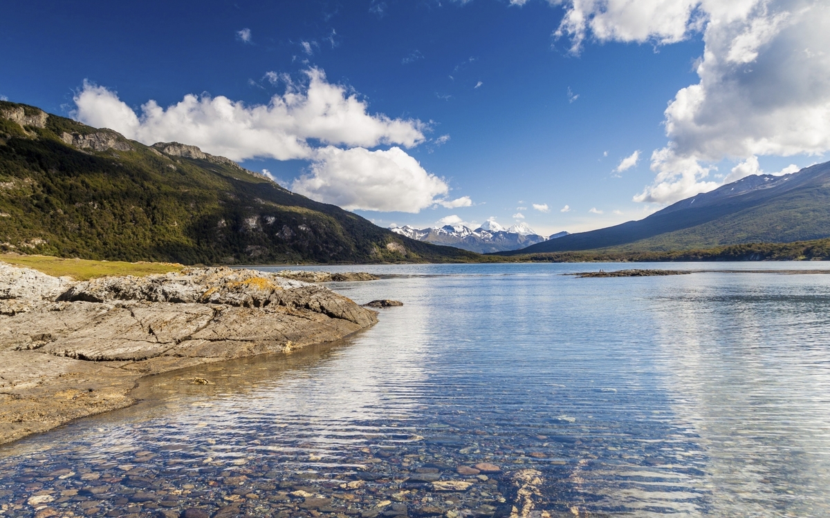 Bahia Lapataja bei Ushuaia, Feuerland, Argentinien