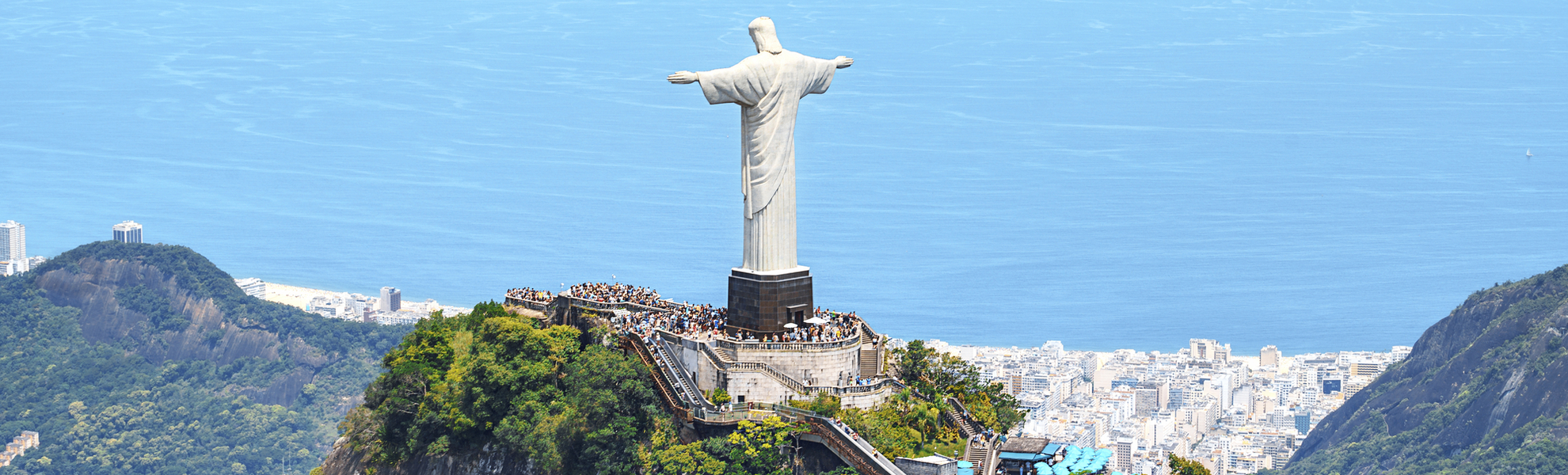 Christusstatue auf dem Corcovado Berg, Brasilien