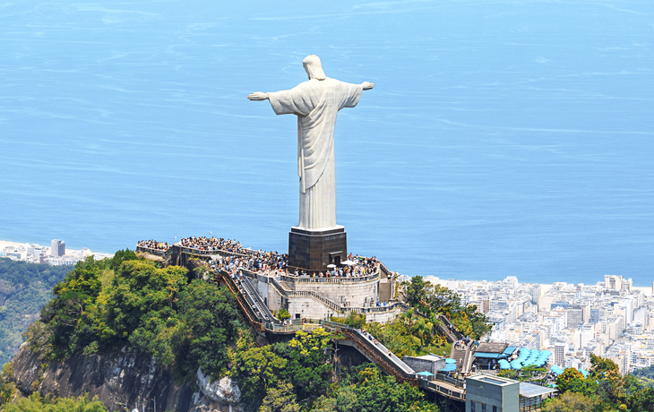 Christusstatue auf dem Corcovado Berg, Brasilien
