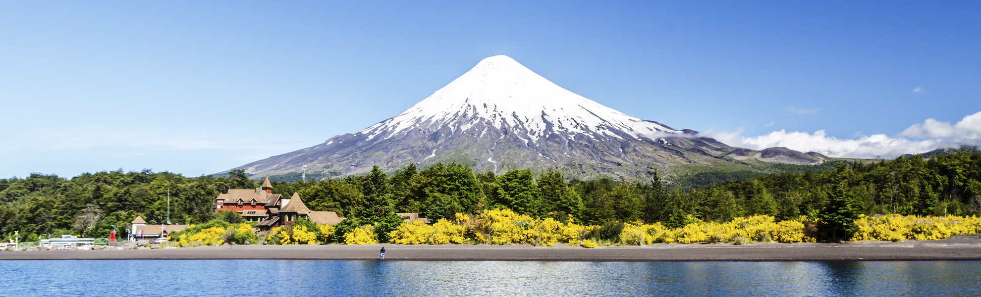 Der Vulkan Osorno auf Puerto Varas, Chile