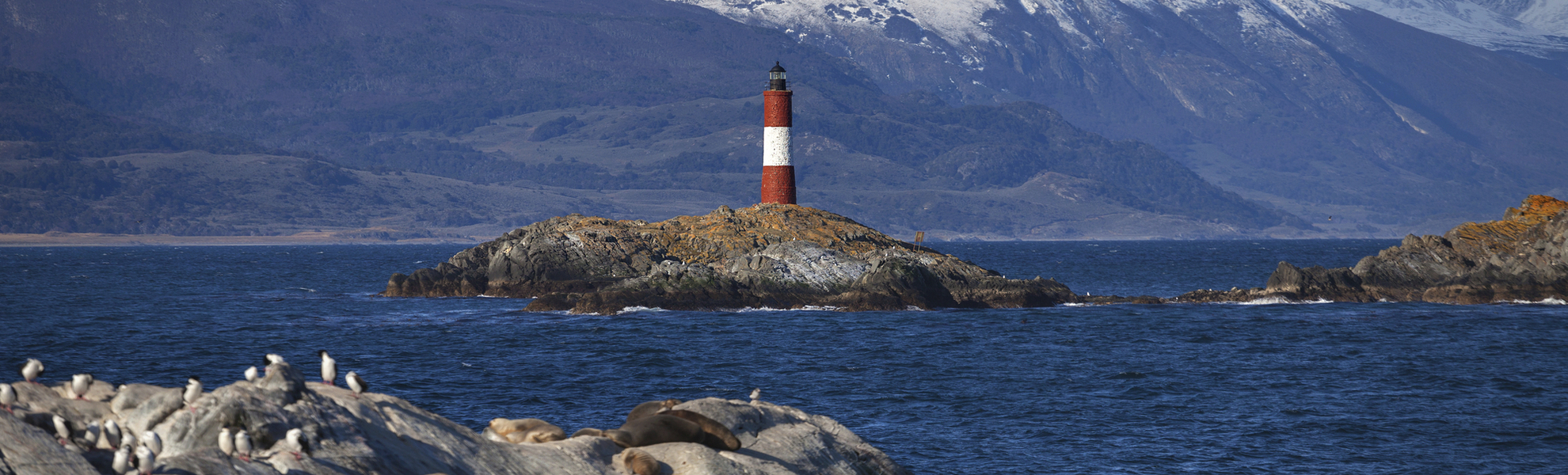 Faro les Éclaireurs auf dem Beagle Kanal in Argentinien