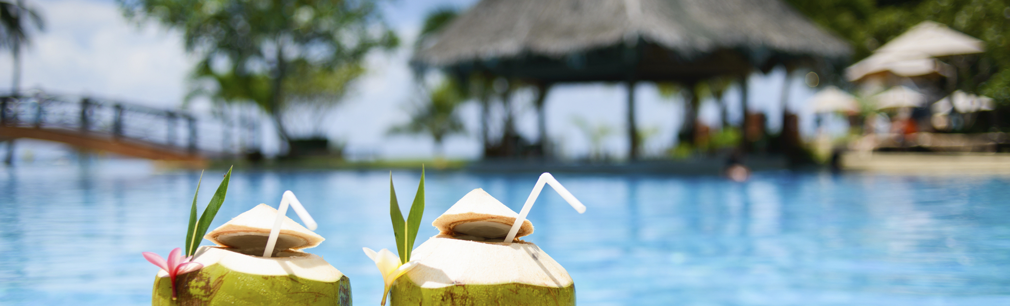 Hotelanlage in Moorea, Französisch Polynesien