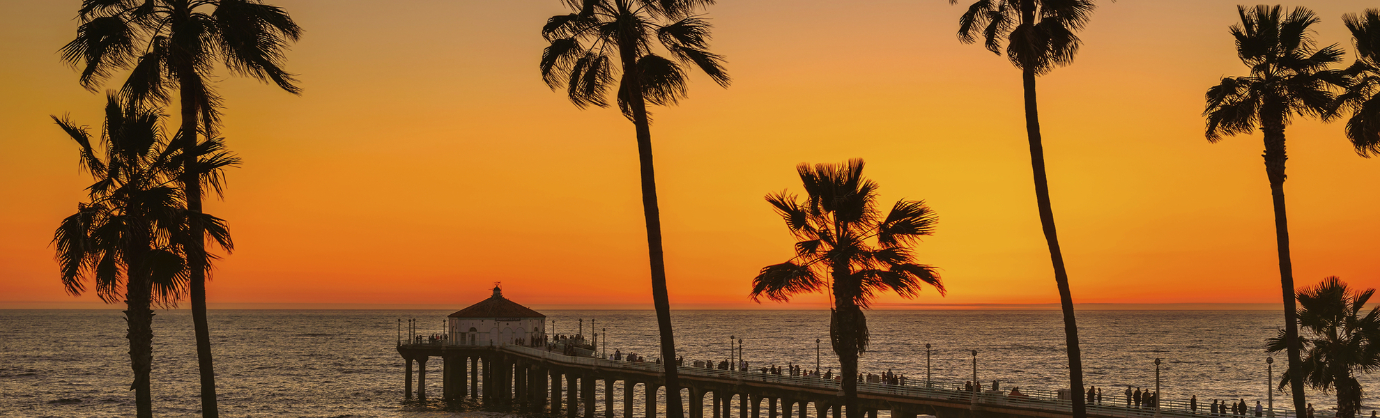 Manhattan Strand in Los Angeles, USA