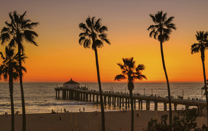 Manhattan Strand in Los Angeles, USA