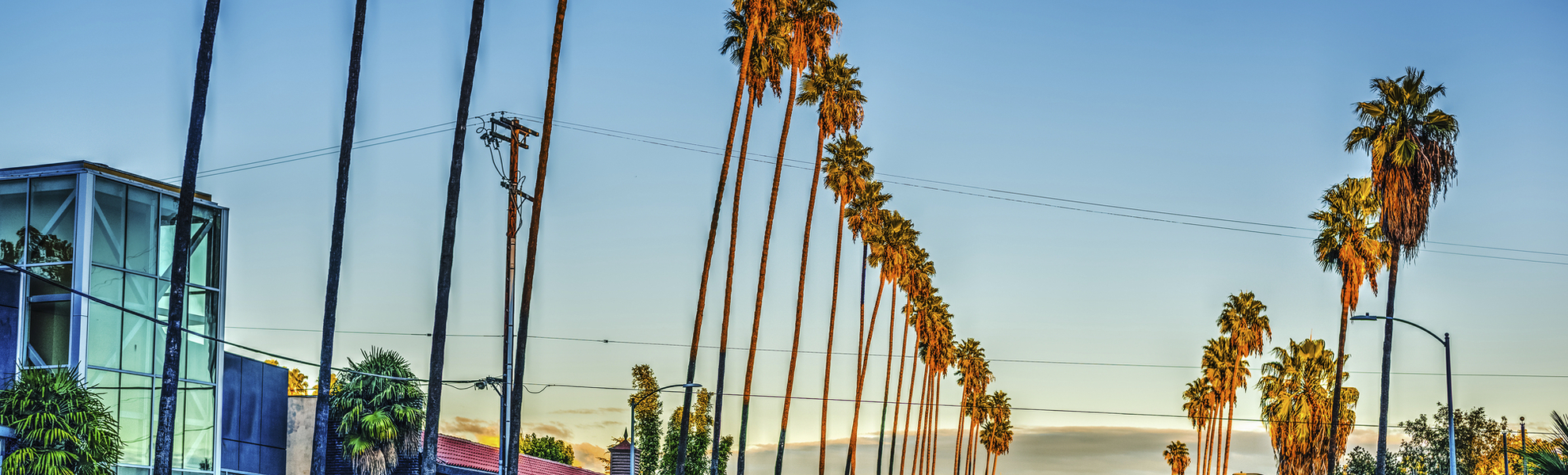 Sunset Boulevard in Los Angeles, USA