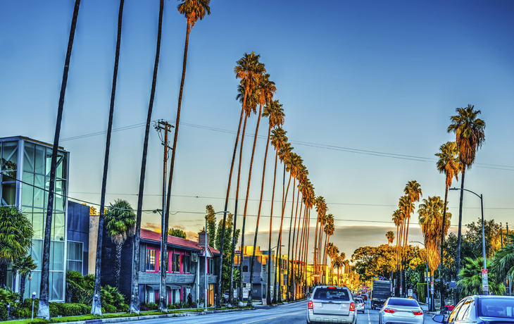 Sunset Boulevard in Los Angeles, USA